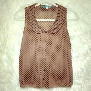 ❄️SALE❄️ VINTAGE brown and black tank top